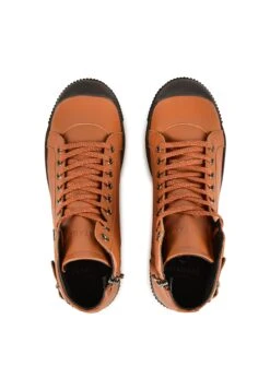 Pataugas Latsa F4G - Sneakers Hoog - Camel -Pataugas 4793df55a5064bbb9795bc0107d1852d
