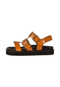 Pataugas Luz - Sandalen Met Plateauzool - Camel