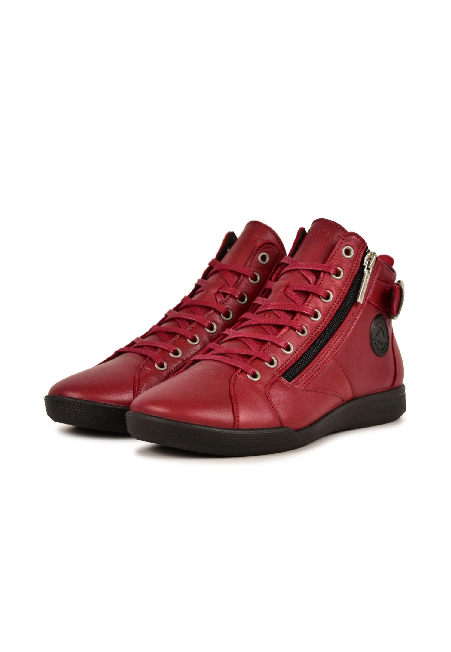 Pataugas Palme F4G - Sneakers Hoog - Deep Red 2 Pataugas Palme F4G - Sneakers Hoog - Deep Red - Afbeelding 2
