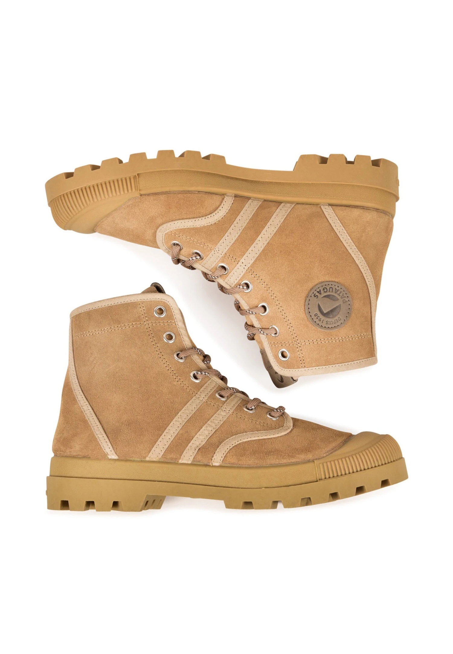 Pataugas Originale/S F4G - Sneakers Hoog - Light Brown 5 Pataugas Originale/S F4G - Sneakers Hoog - Light Brown - Afbeelding 5