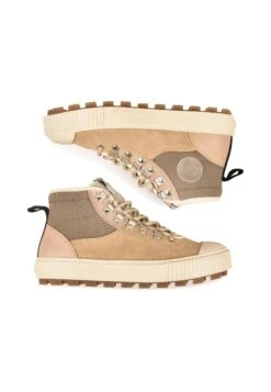 Pataugas Aran M/Mixs F4H - Sneakers Hoog - Beige -Pataugas d3de12320c554ddeb11c7701b047c211